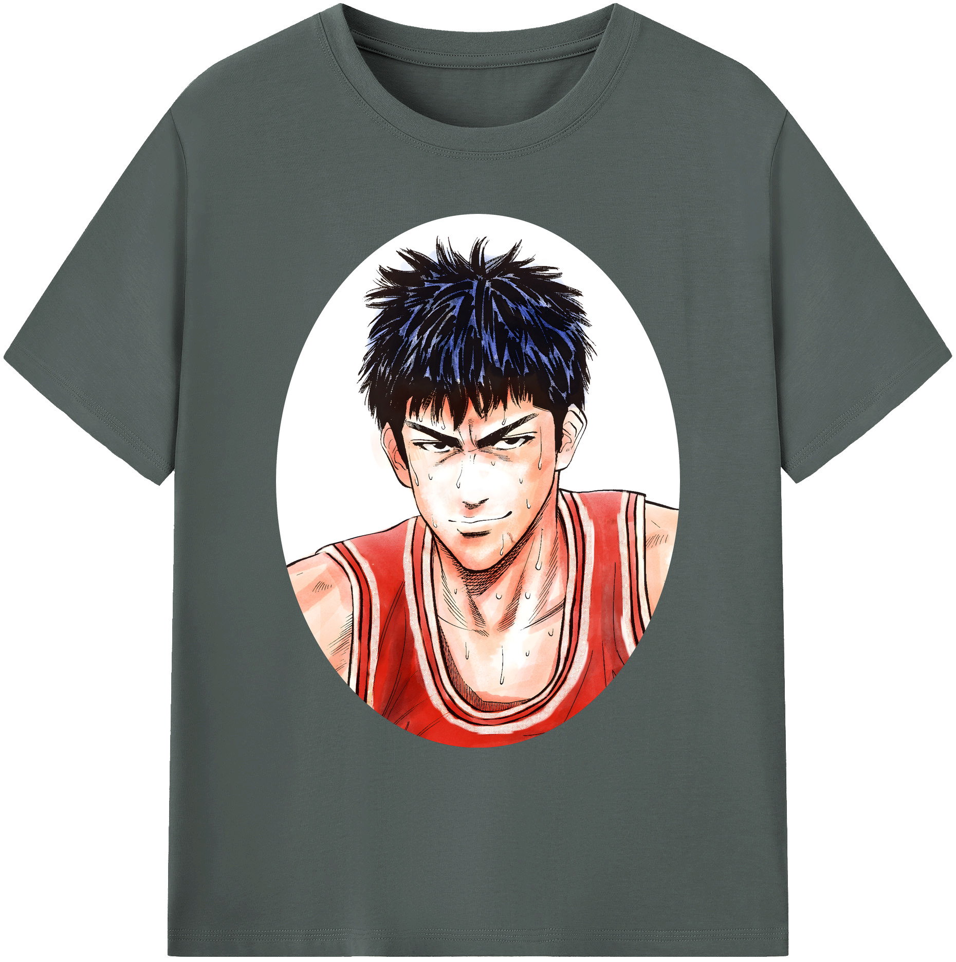 （画像用） SLAM DUNK／スラムダンク 綿100％ メンズ半袖Tシャツ｜肌触りやわらか＆通気性